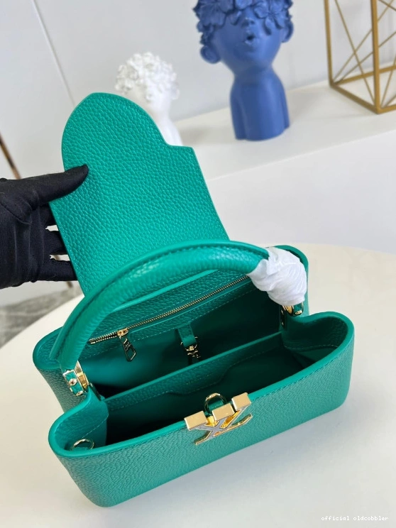Official oldcobbler VUITTON CAPUCINES LOUIS BB 0803